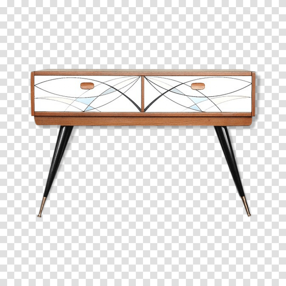 Mid Century Scandinavian Modern Teak Console Table, Sideboard, Furniture, Desk, Tabletop Transparent Png
