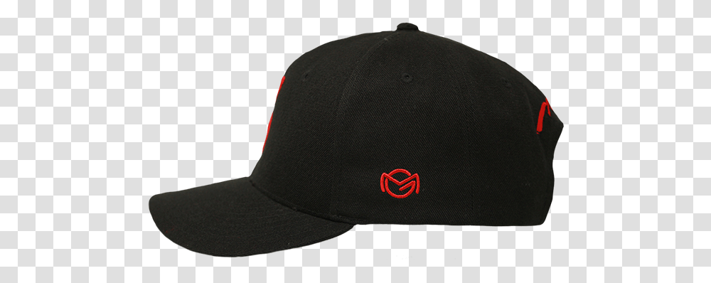 Mid Crown Black Red Baseball Cap Baseball Cap, Apparel, Hat Transparent Png