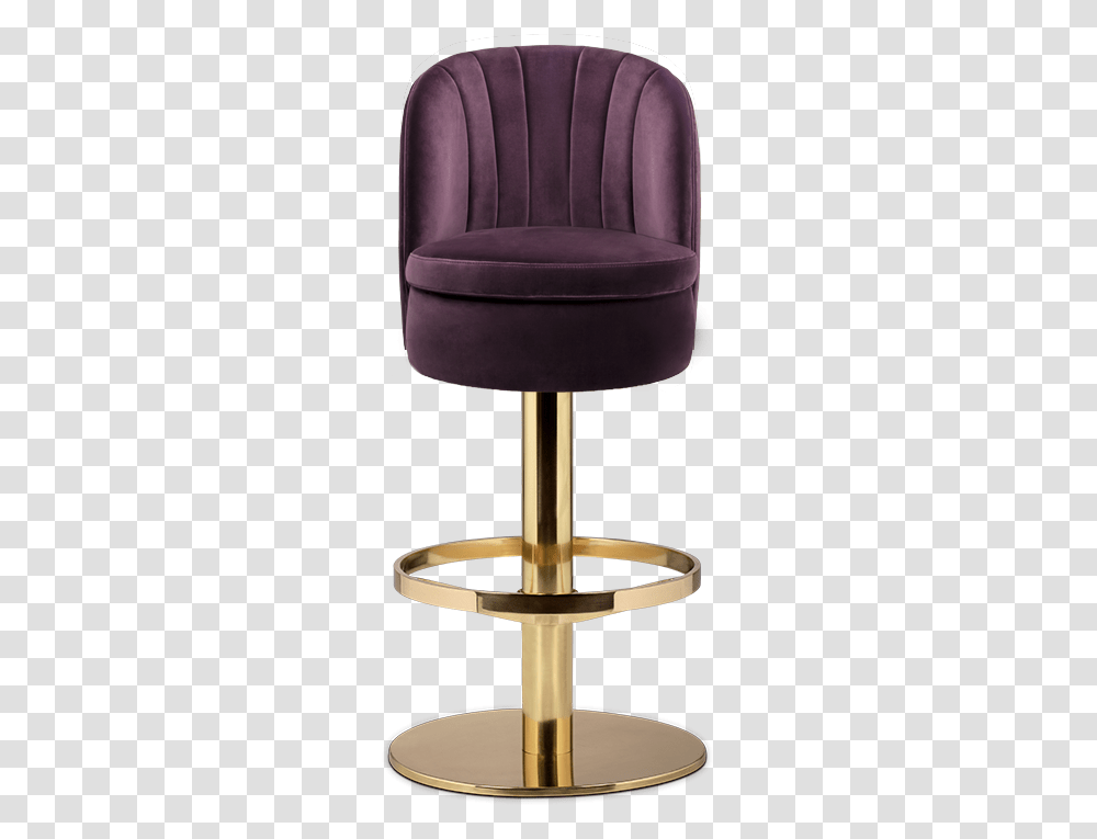 Midcentury Upholstered Counter Stool, Furniture, Chair, Lamp, Bar Stool Transparent Png