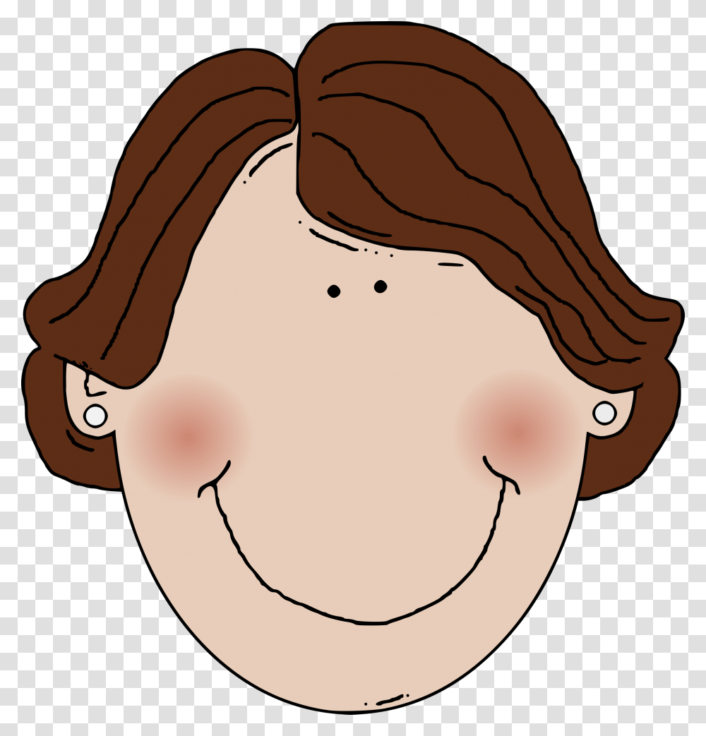 Middle Aged Woman Brown Hair Icons, Apparel, Mouth, Lip Transparent Png