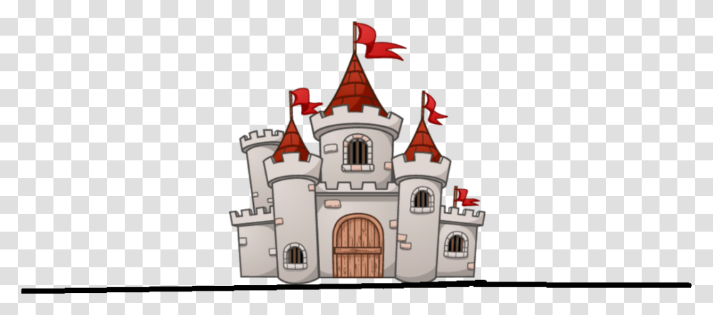Middle Ages Castle Cartoon, Architecture, Building, Spire, Tower Transparent Png