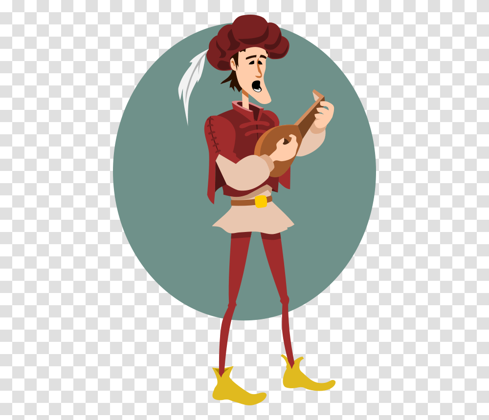 Middle Ages Musician Clip Art, Costume, Poster, Advertisement, Manga Transparent Png