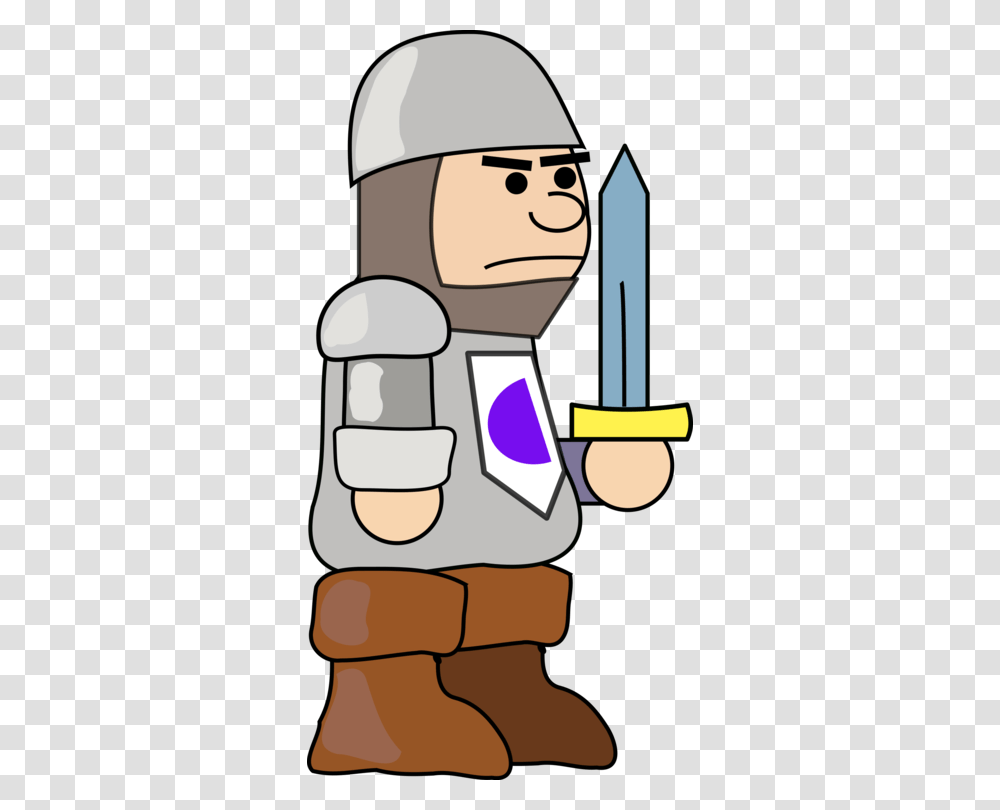 Middle Ages Soldier Warrior Knight Army, Hand Transparent Png
