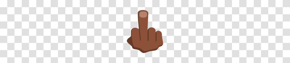 Middle Finger Dark Skin Tone Emoji On Emojione, Weapon, Weaponry, Bomb, Ammunition Transparent Png