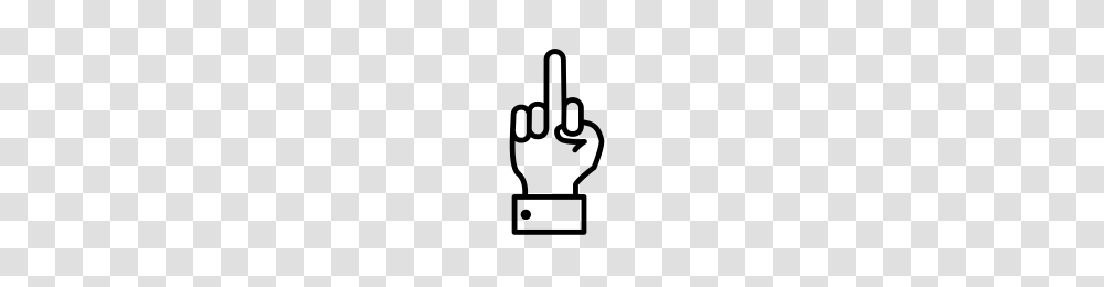 Middle Finger Icons Noun Project, Gray, World Of Warcraft Transparent Png