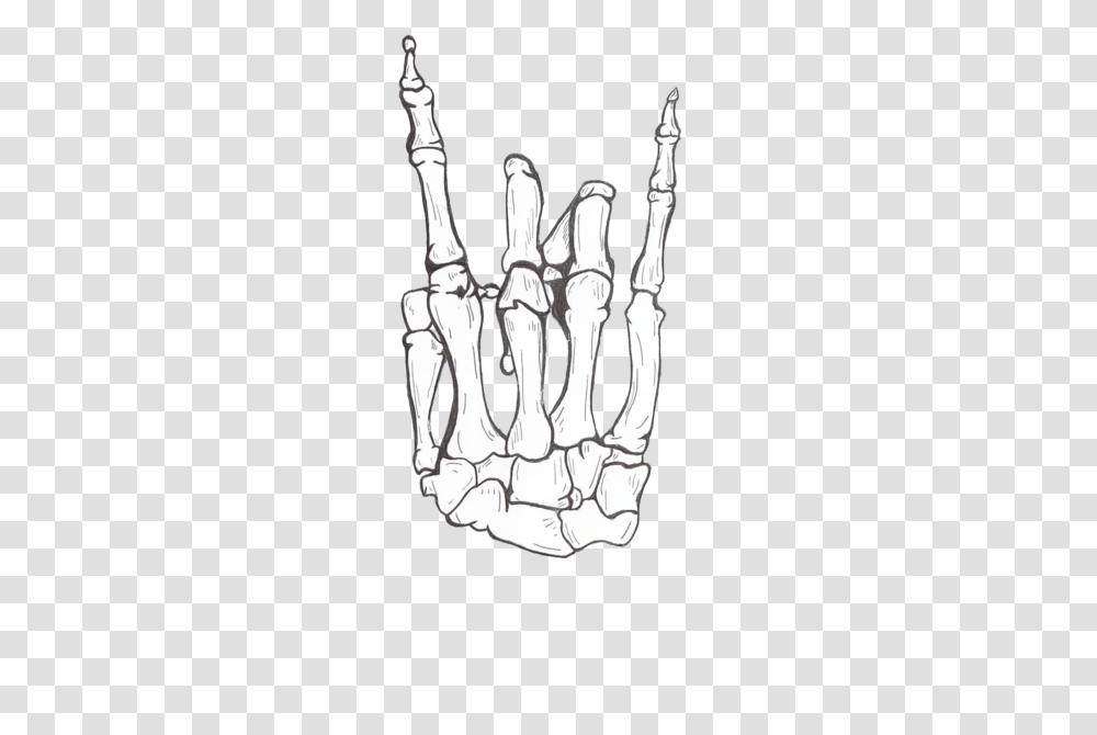 Middle Finger Skeleton Rock And Roll Skeleton Hand, X-Ray, Medical Imaging X-Ray Film Transparent Png