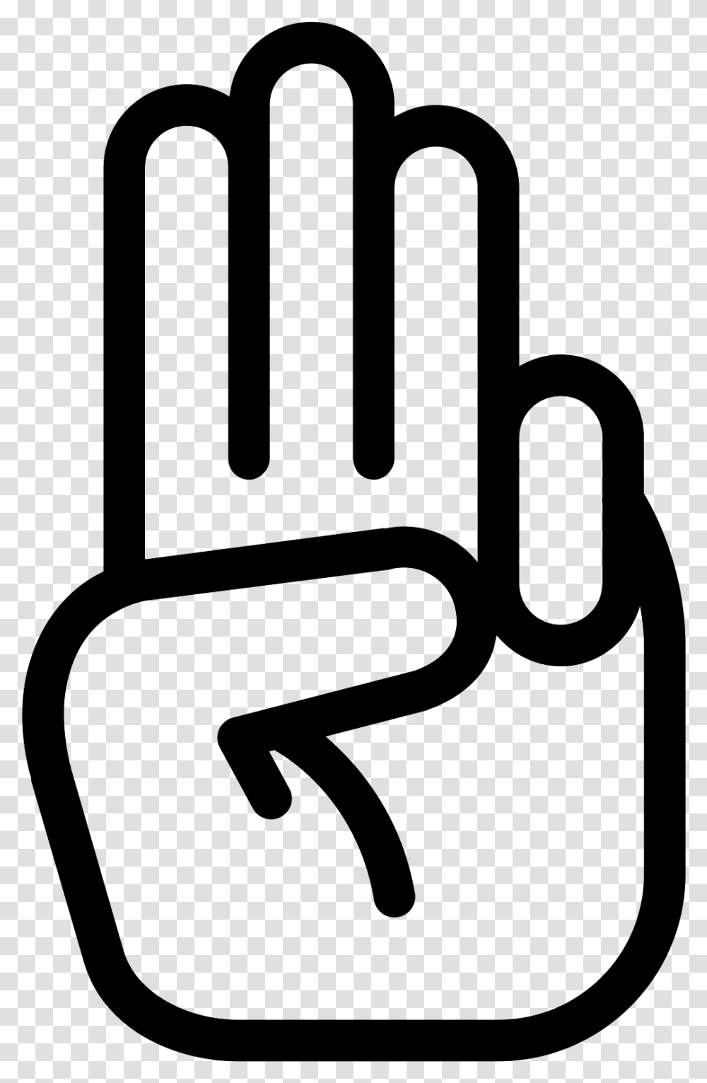 Middle Finger Vector Peace Icon, Gray, World Of Warcraft Transparent Png