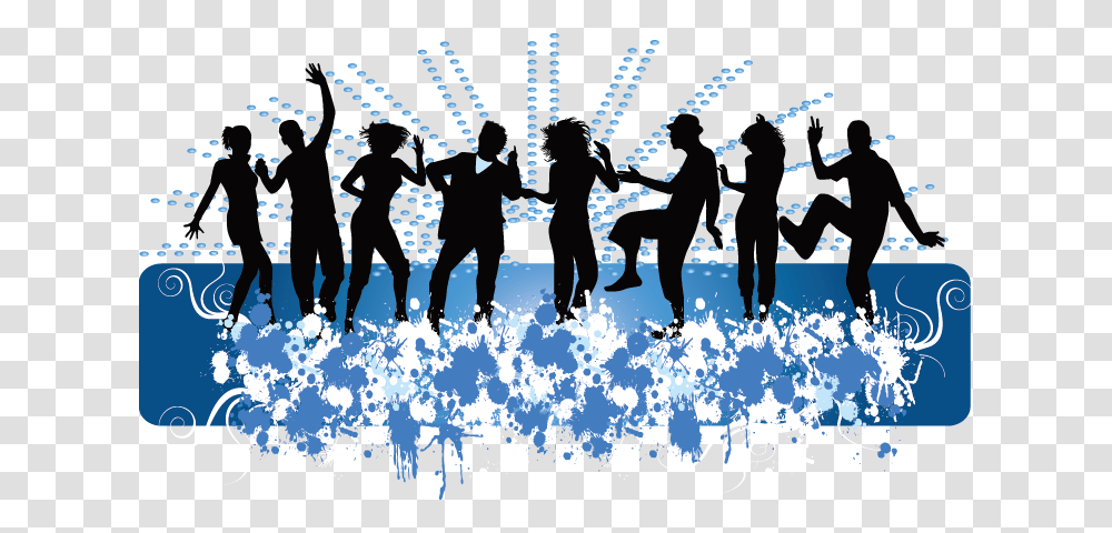 Middle School Dance Clipart Banner Black And White School Dance Clipart, Person, Human, People Transparent Png