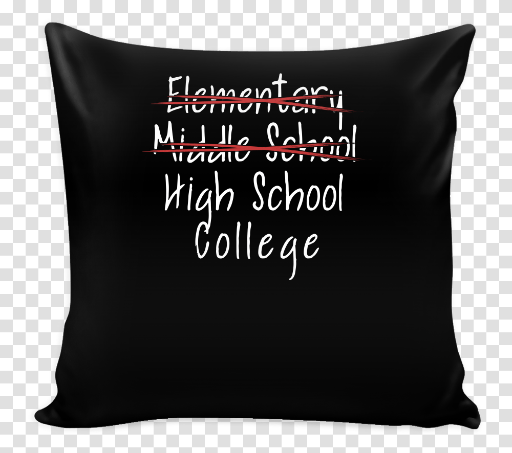 Middle School Graduation Pillow Cover Graduate Grad Cushion Transparent Png