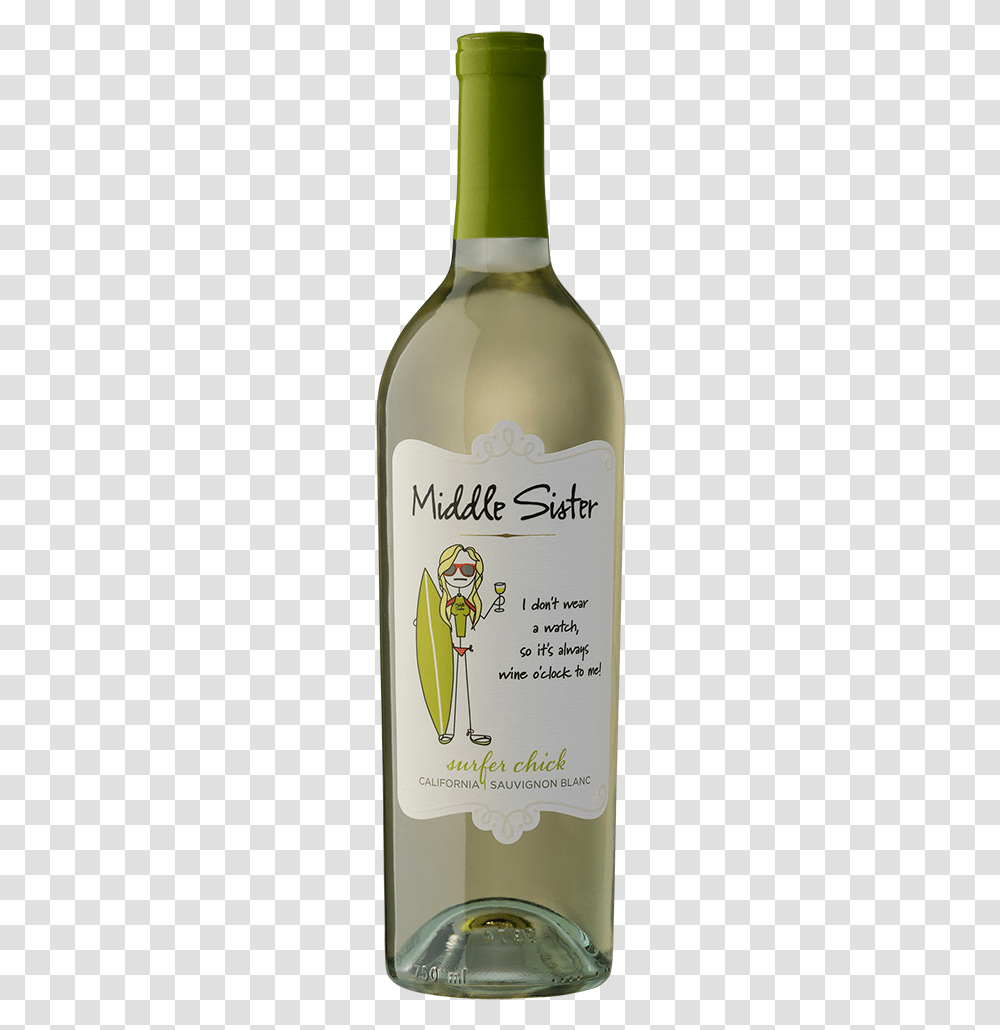 Middle Sister Wine, Alcohol, Beverage, Drink, Bottle Transparent Png