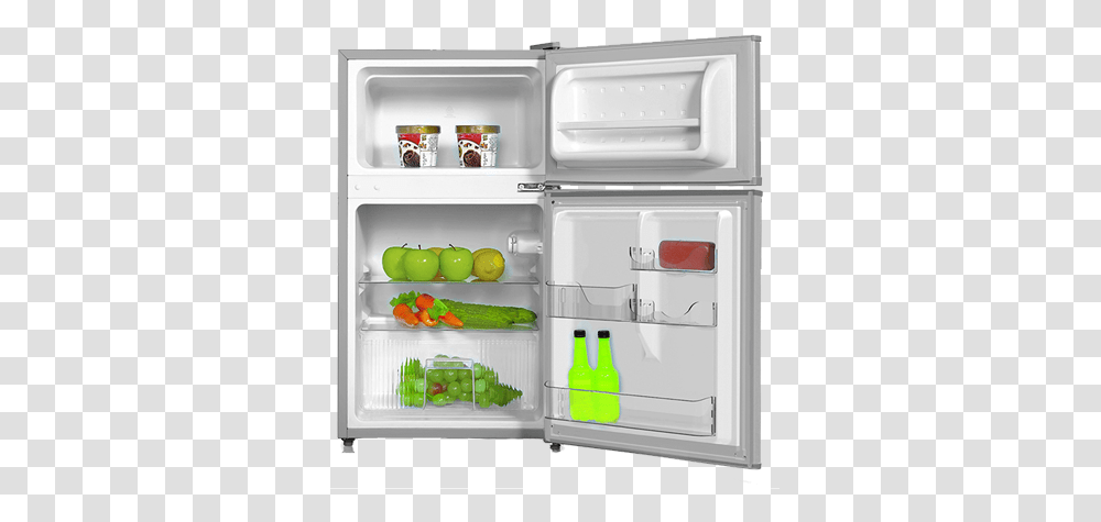 Midea Double Door Bar Fridge, Appliance, Refrigerator Transparent Png
