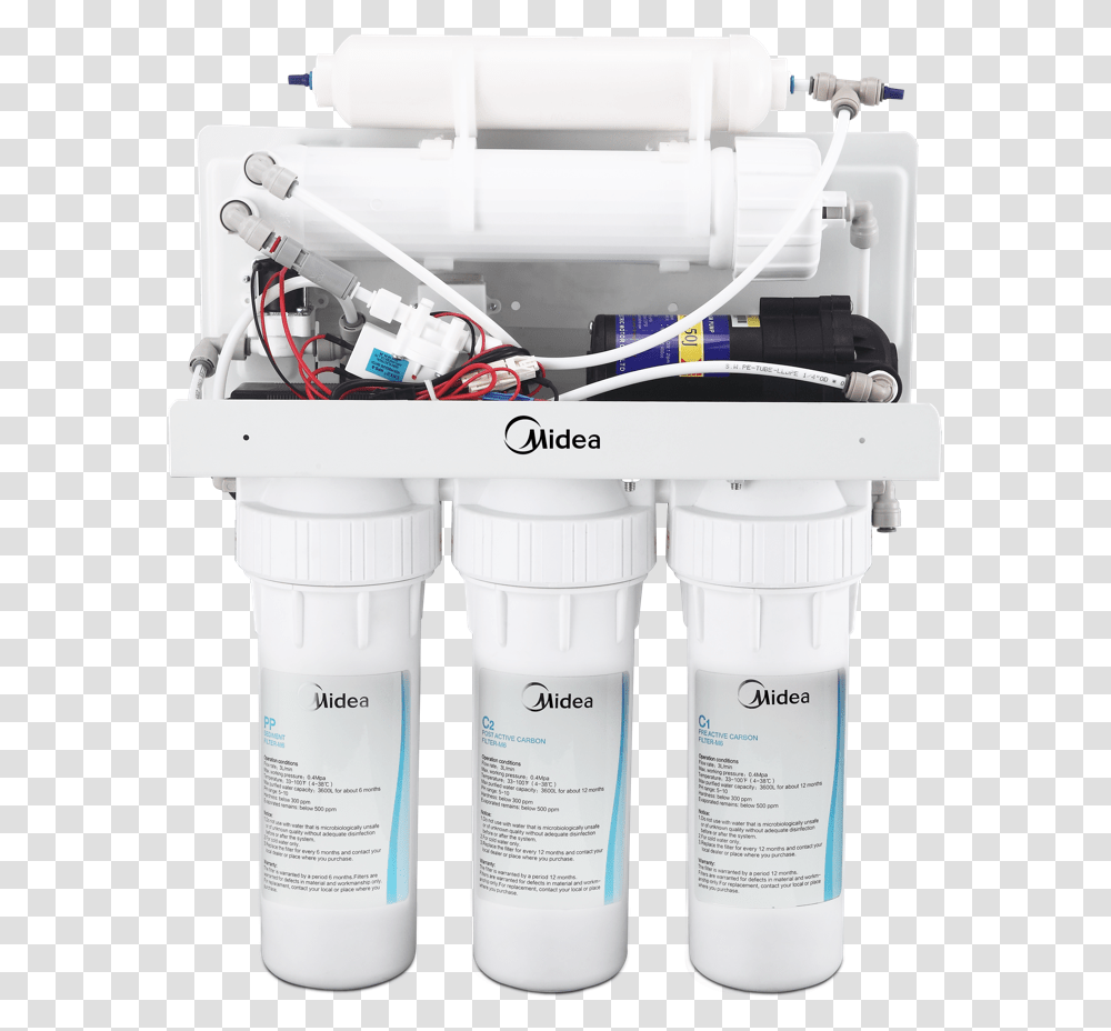 Midea Water Filtration Sysyetm Install Midea Water Purifier Model, Machine, Mixer, Appliance, Electrical Device Transparent Png