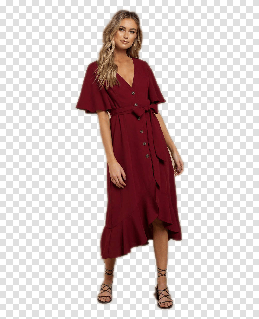 Midi Dress Image Background Photo Shoot, Person, Overcoat, Fashion Transparent Png