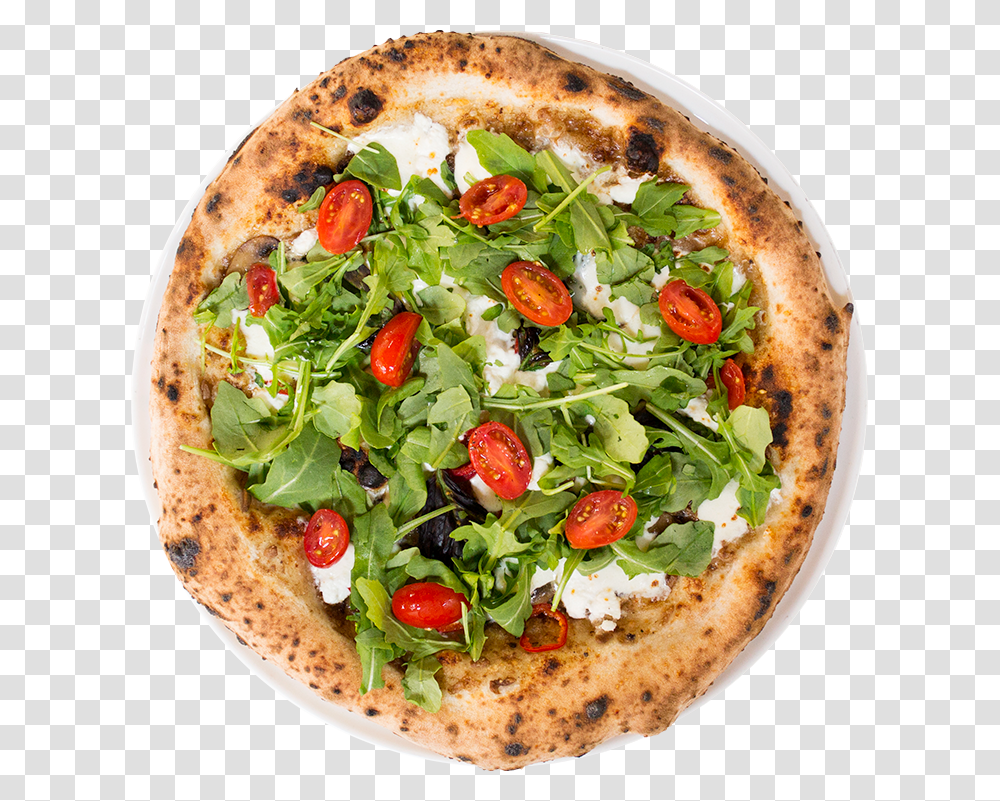 Midici Neapolitan Pizza Saatka Salad Story, Food, Plant, Produce, Vegetable Transparent Png