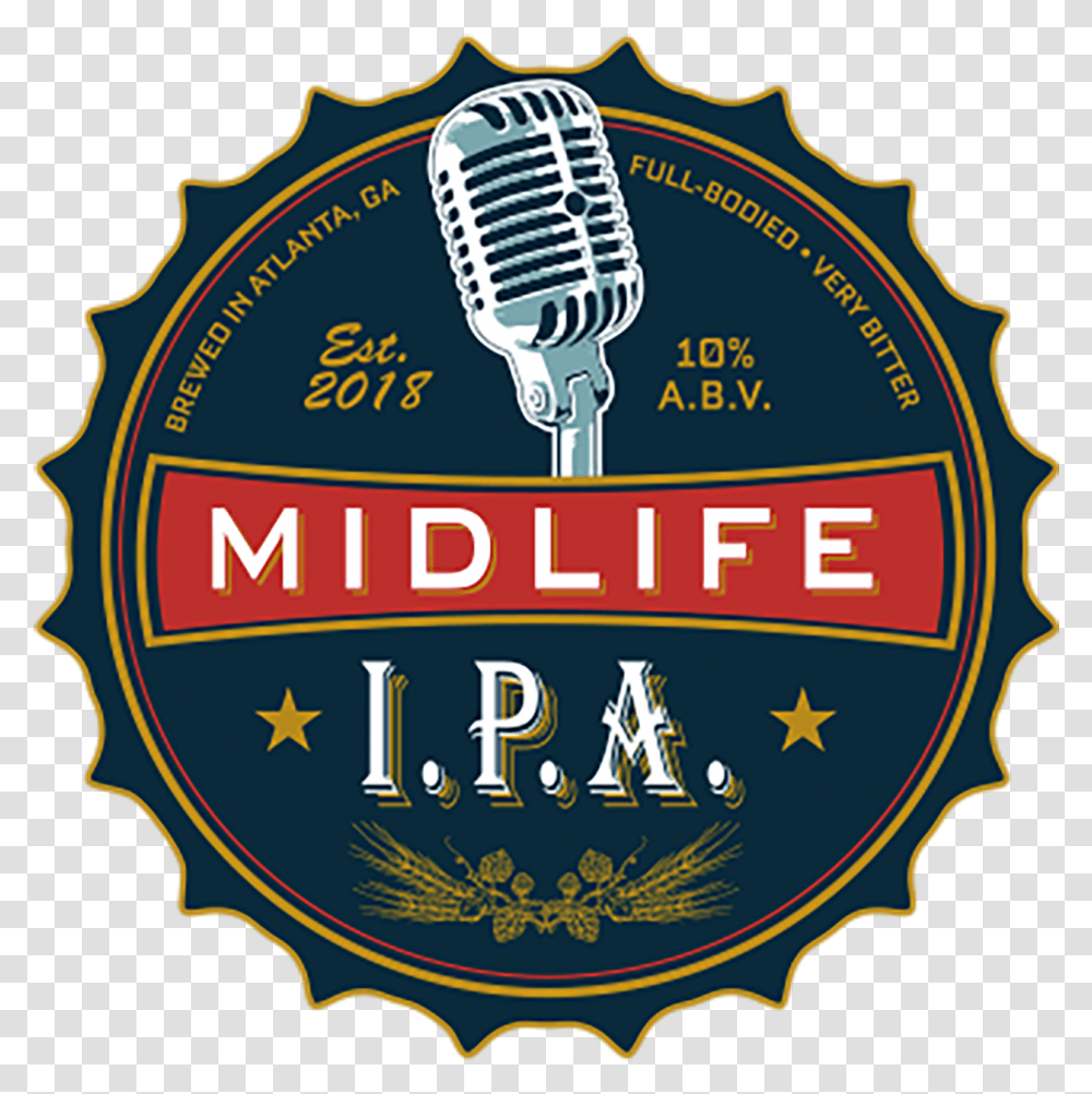 Midlifeipa S Podcast Download Vintage Beer Bottle Cap, Logo, Trademark, Electrical Device Transparent Png