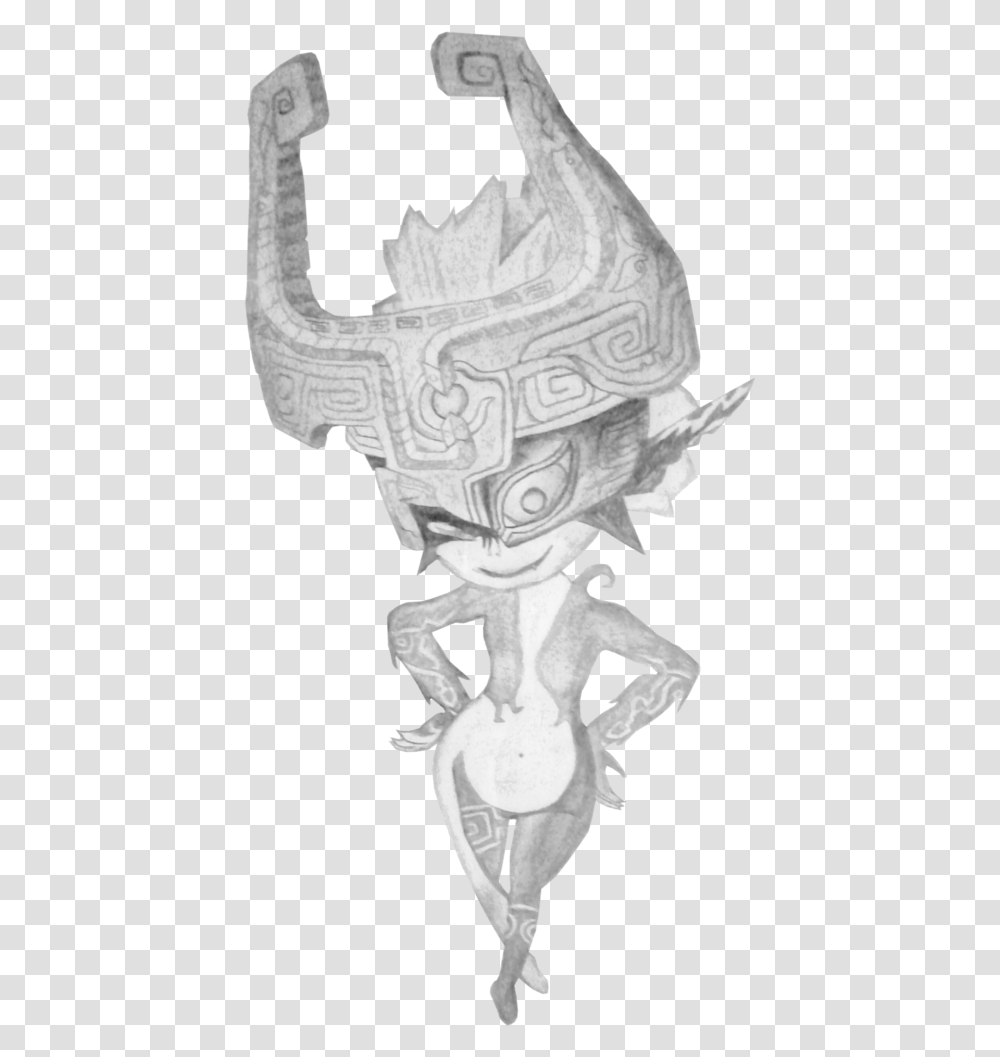 Midna Drawing Step By Twilight Princess Drawing, Person, Human, Skin Transparent Png
