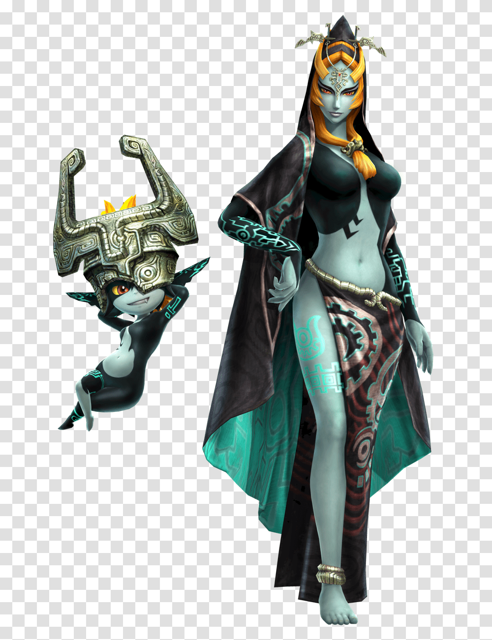 Midna True Form Legend Of Zelda, Costume, Person, Female Transparent Png