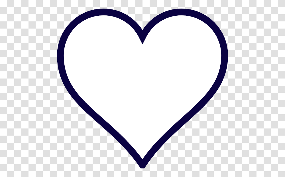 Midnight Blue Outline Heart Clip Art For Web, Label Transparent Png