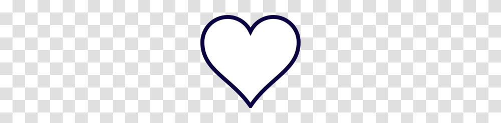 Midnight Blue Outline Heart Clip Art For Web Transparent Png