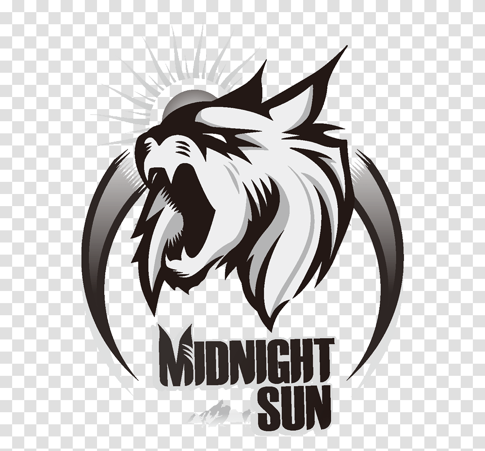 Midnight Sun Esportslogo Square Midnight Sun Logo, Mammal, Animal, Poster, Advertisement Transparent Png