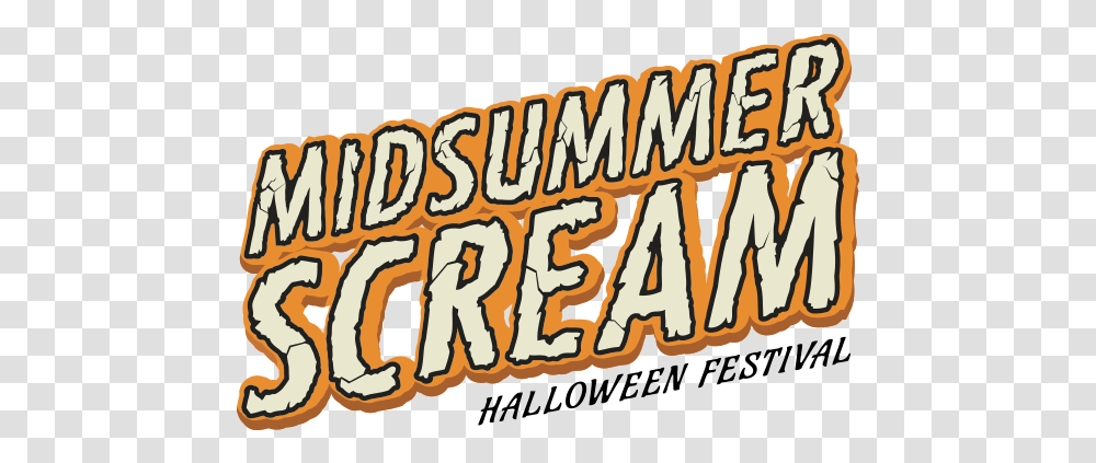 Midsummer Scream Suprise Midsummer Scream Logo, Text, Alphabet, Word, Food Transparent Png