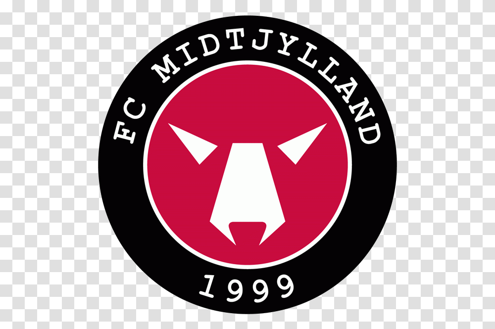 Midtjylland Logo Uefa Champions League 2018 19 Football Fc Midtjylland, Symbol, Trademark, Label, Text Transparent Png