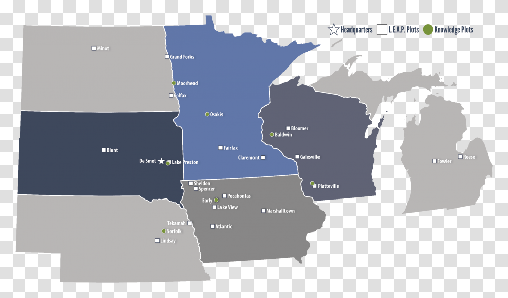 Midwest States And Capitals Map, Diagram, Plot, Atlas, Nature Transparent Png