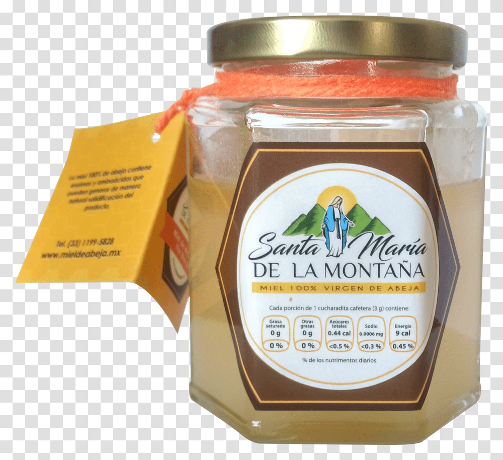 Miel De Abeja Spread, Honey, Food, Box, Jar Transparent Png