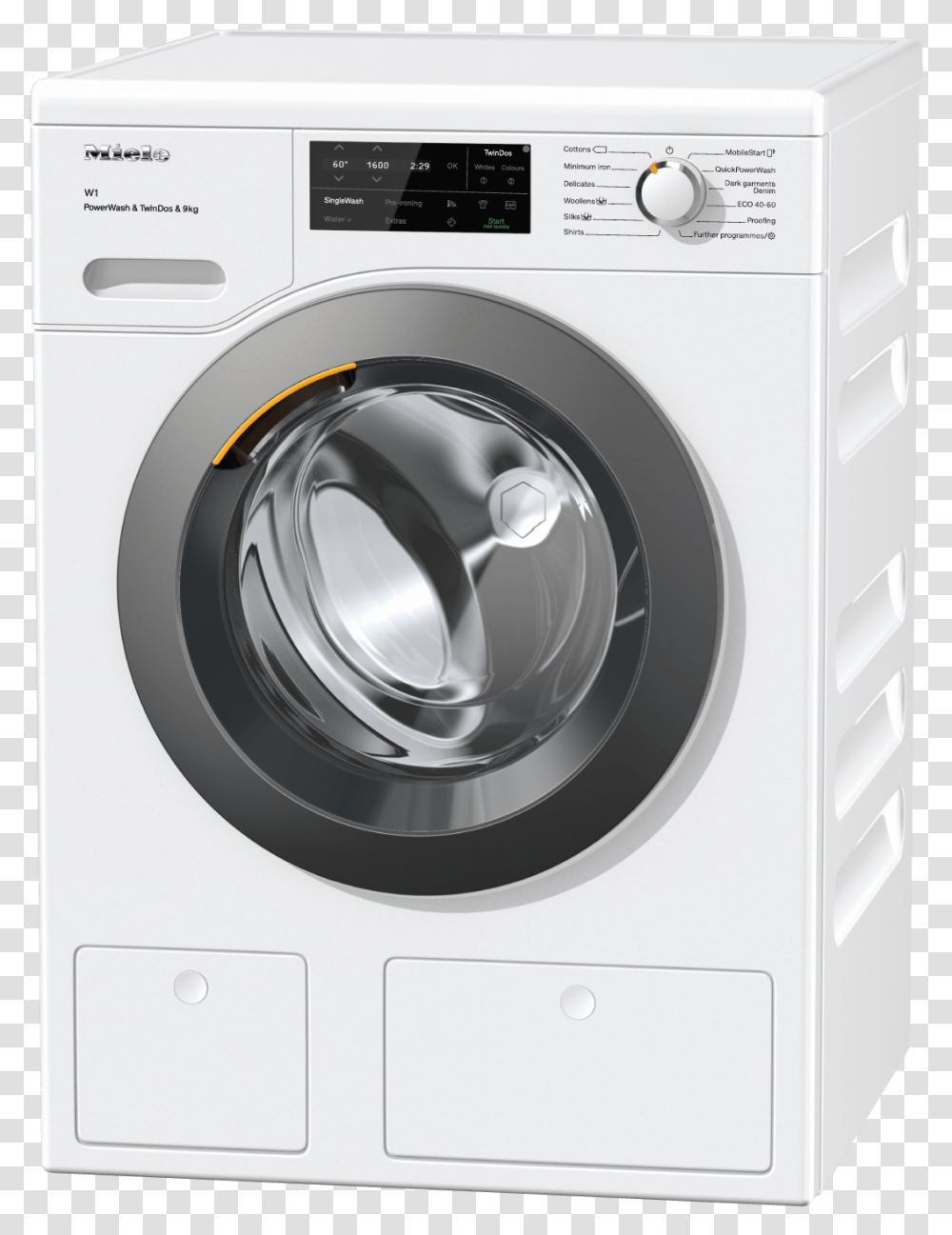 Miele Wci 860 Wcs Pwash Amp Tdos Amp W1 Front Loading 9kg Miele Washing Machine, Appliance, Dryer, Washer Transparent Png