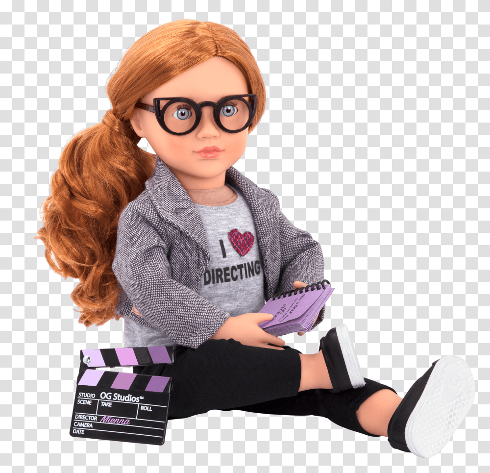 Mienna Deluxe 18 Inch Movie Doll With Script Mienna Our Generation Doll, Apparel, Person, Human Transparent Png