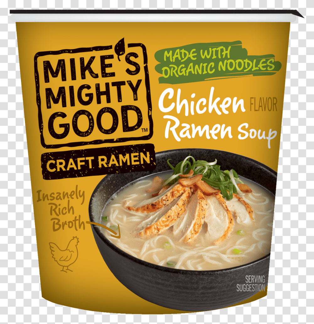 Mighty Good Chicken Ramen, Bowl, Dish, Meal, Food Transparent Png