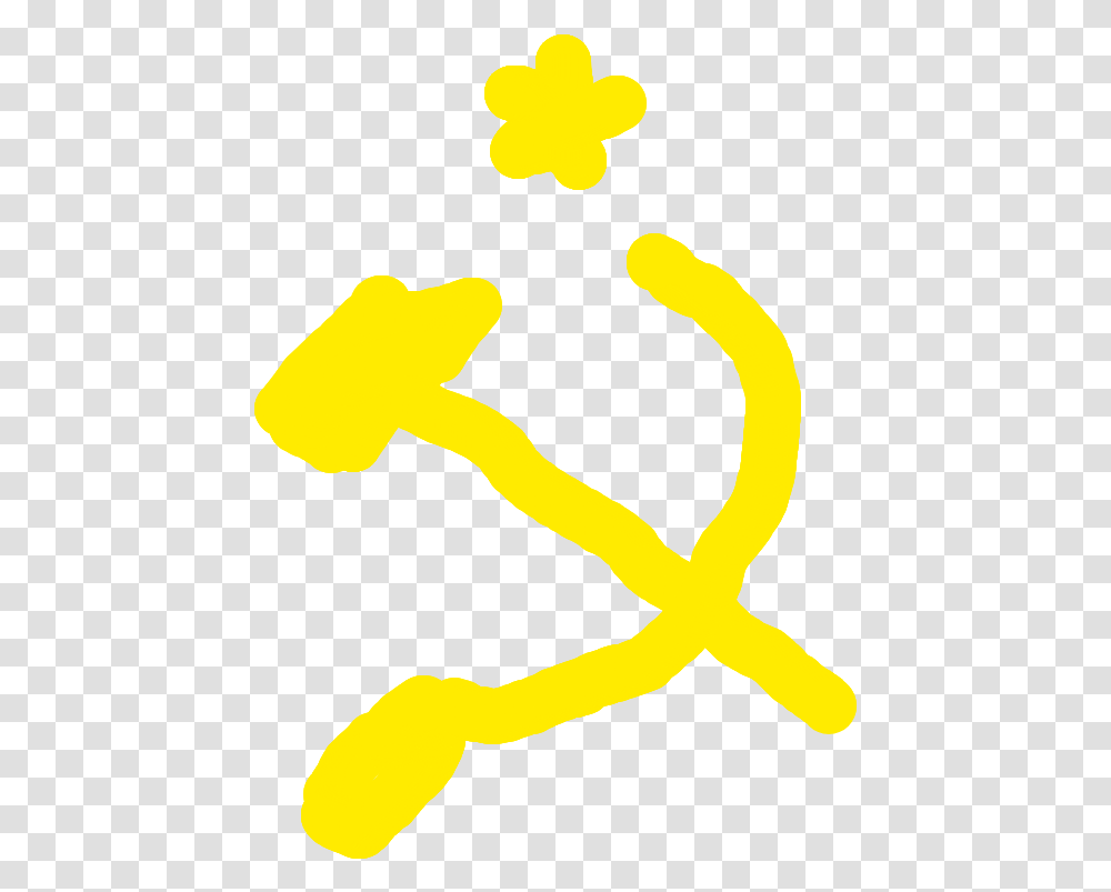 Mighty Hammer And Sickle Layer Flower, Symbol, Person, Human Transparent Png