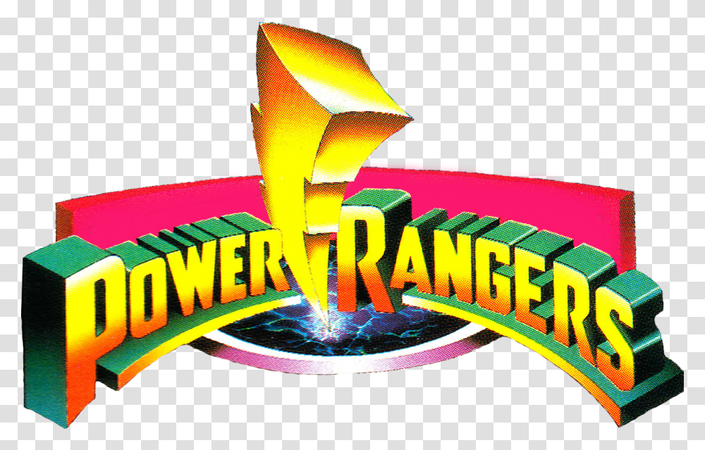 Mighty Morphin Power Rangers Original Power Rangers Logo, Trademark Transparent Png