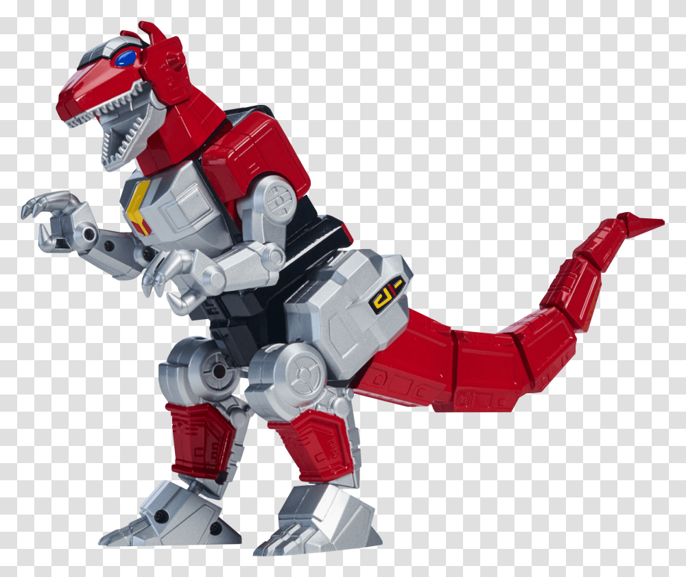 Mighty Morphin Power Rangers T Rex Power Rangers, Toy, Robot, Monitor, Screen Transparent Png