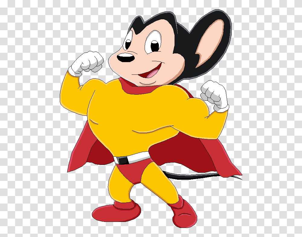 Mighty Mouse Cartoon Mighty Mouse, Person, Human, Elf, Mascot Transparent Png