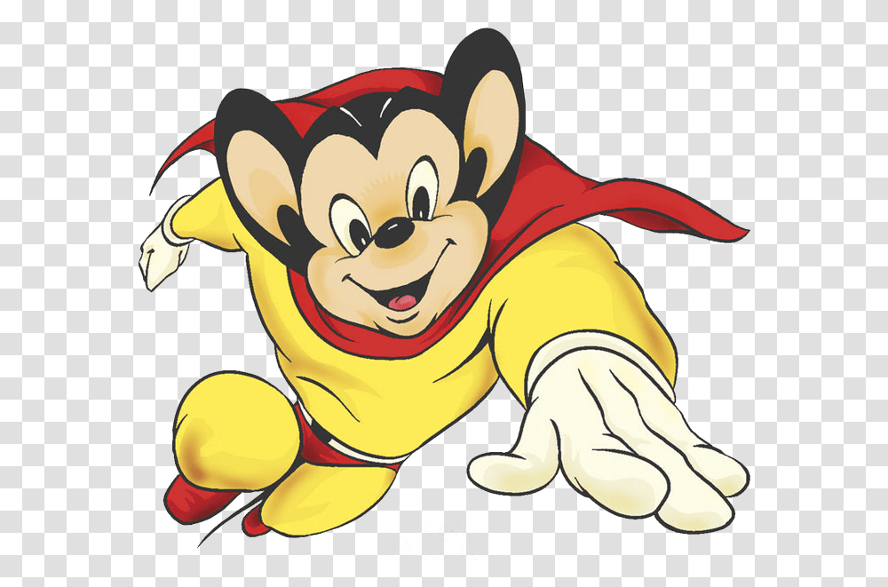 Mighty Mouse No Background, Book, Comics Transparent Png