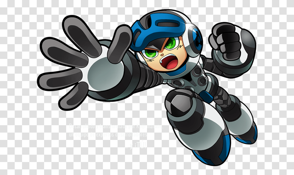 Mighty No Mighty Number 9, Helmet, Robot Transparent Png