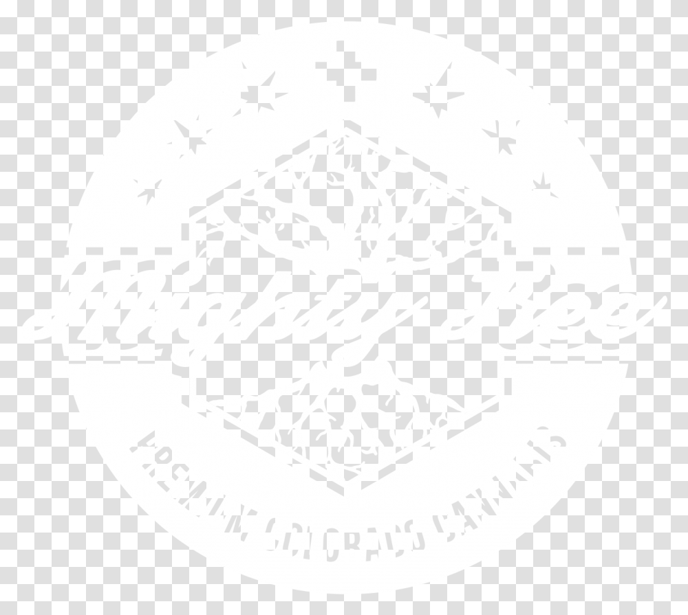 Mighty Tree Wht Logo Language, Symbol, Trademark, Emblem, Text Transparent Png