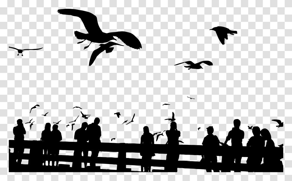 Migration People Silhouette, Gray, World Of Warcraft Transparent Png