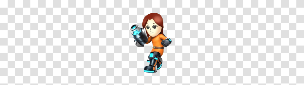 Mii Gunner, Robot, Toy, Figurine Transparent Png