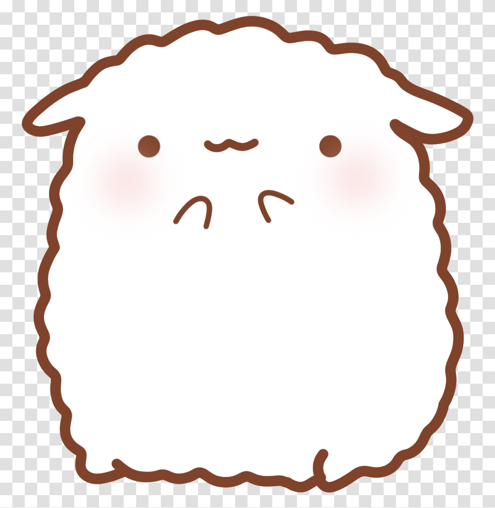 Mika Paper Sutekka S Mascot Is A Sheep Which Is Jessie, Cookie, Food, Biscuit, Sweets Transparent Png