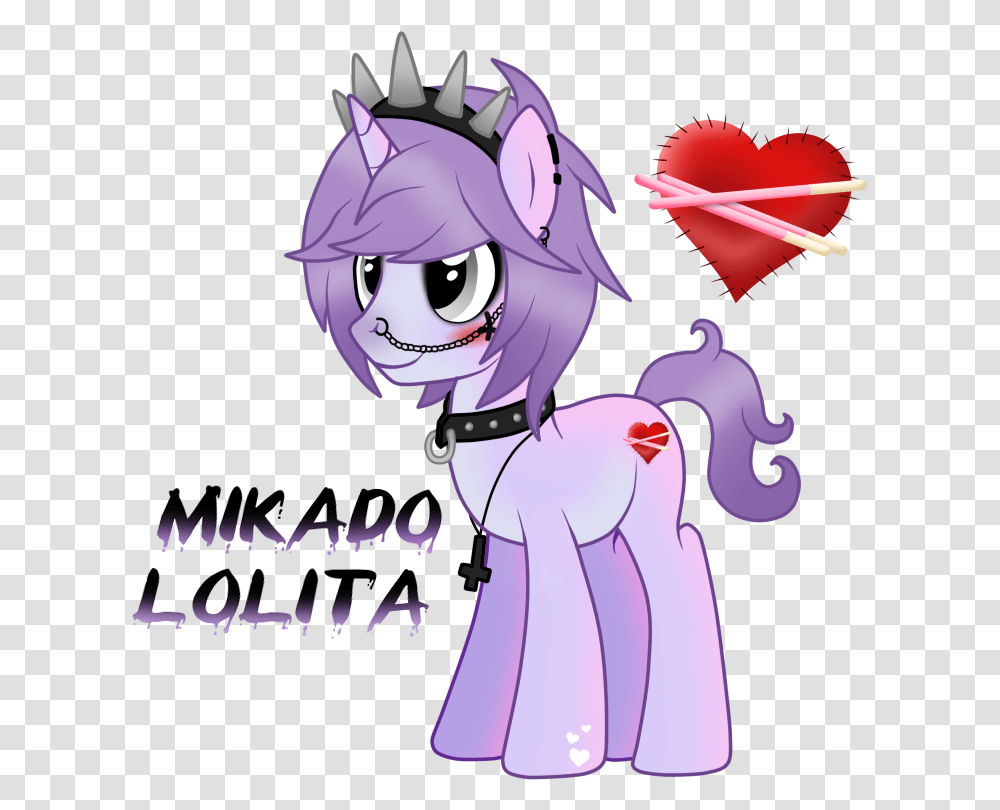 Mikado Lolita The Pastel Gothic Pony Pastel Goth Mlp Oc, Comics, Book, Manga Transparent Png