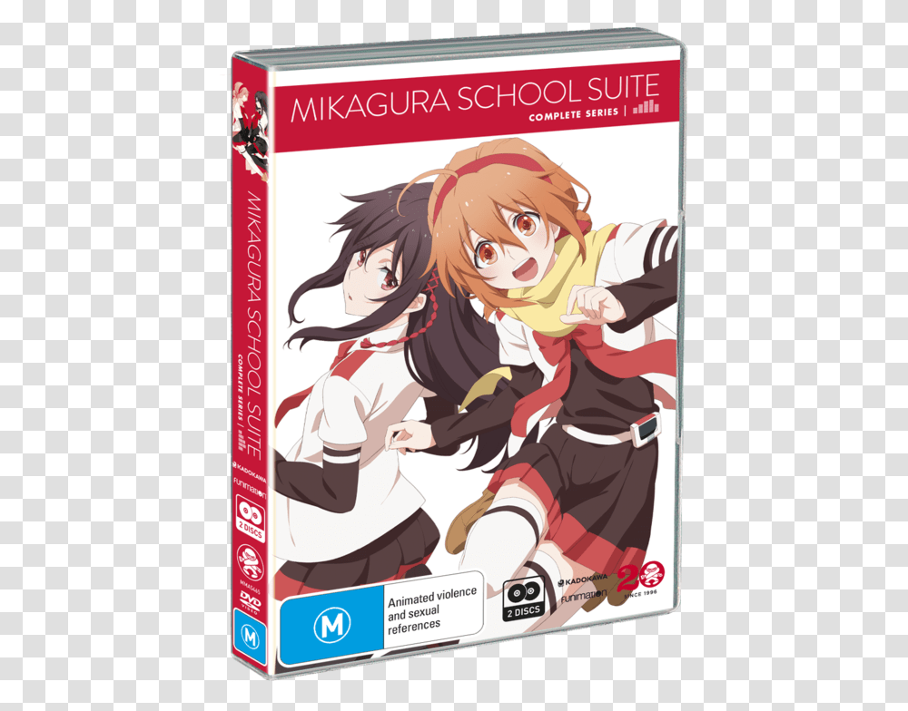 Mikagura Gakuen Kumikyoku Anime, Comics, Book, Poster, Advertisement Transparent Png