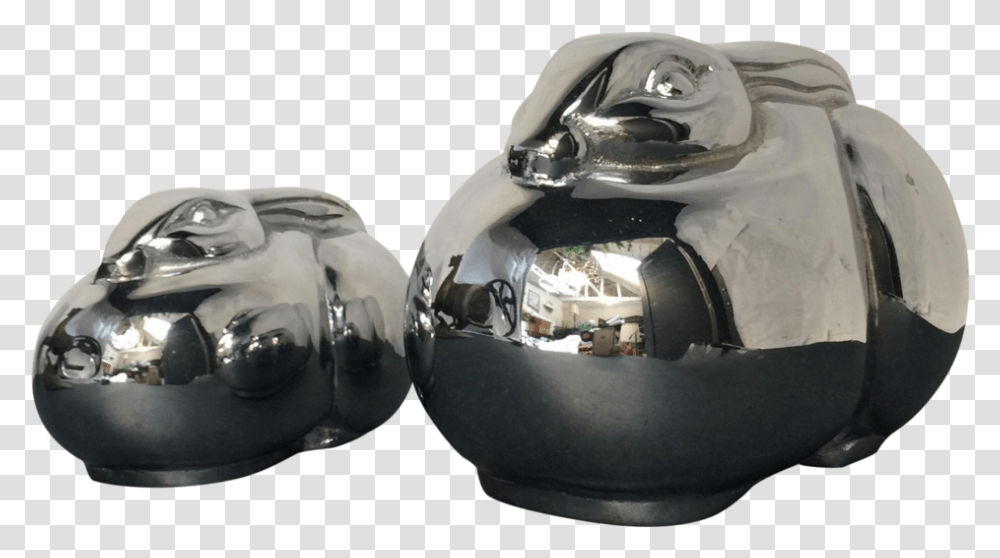 Mikasa Art Deco Chrome Bunnies Sculpture, Helmet, Pottery, Jug Transparent Png