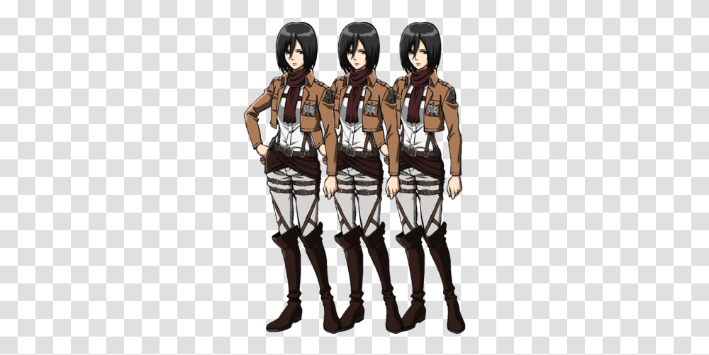 Mikasa Glitch Infinite Loops Wiki Fandom Anime Girl With Black Short Hair Cosplay, Person, Human, Military, Military Uniform Transparent Png