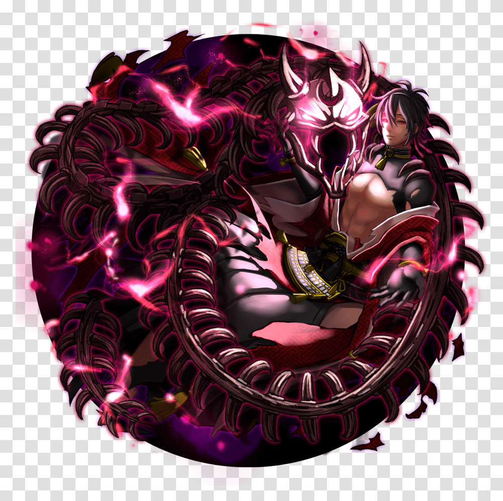 Mikazuki Munechika Fictional Character, Purple, Pattern, Ornament, Fractal Transparent Png