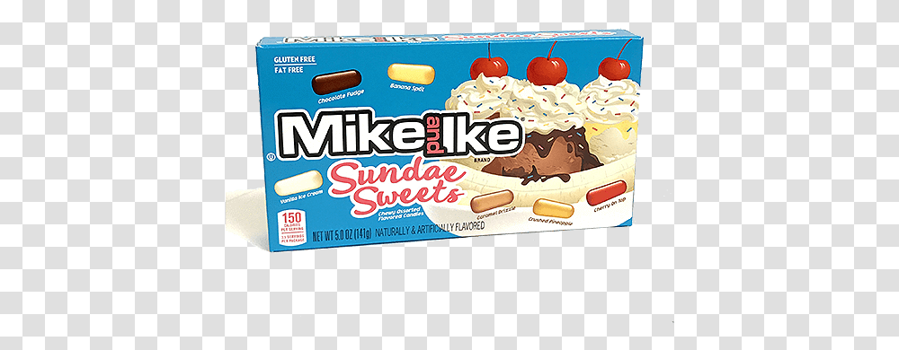 Mike And Ike Sundae Sweets Mike N Ike Candy, Food, Dessert, Cream, Creme Transparent Png