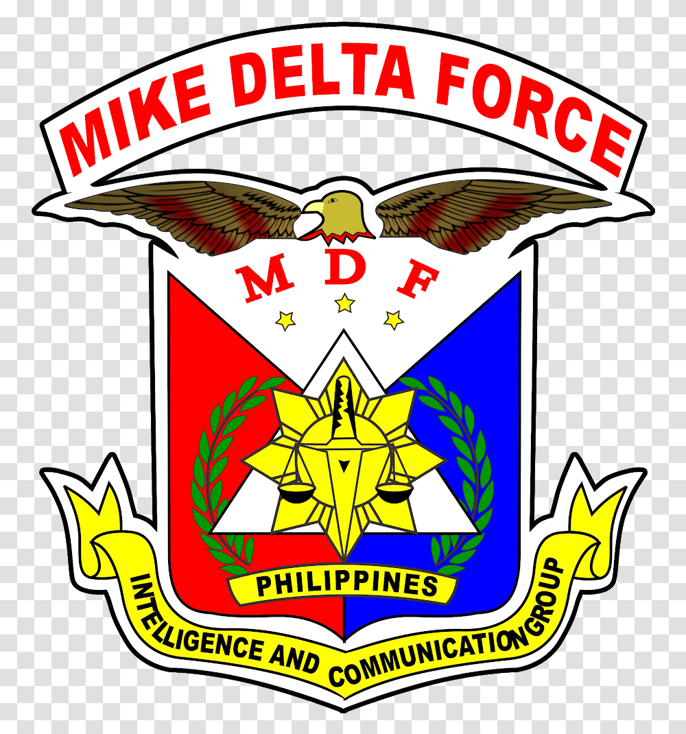 Mike Delta Logo Crest, Emblem, Trademark, Bird Transparent Png