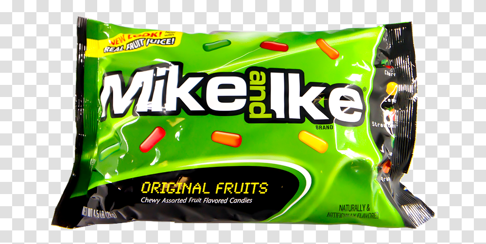 Mike Ike Bulk Original Kilogram Graphic Design, Gum, Food, Candy Transparent Png