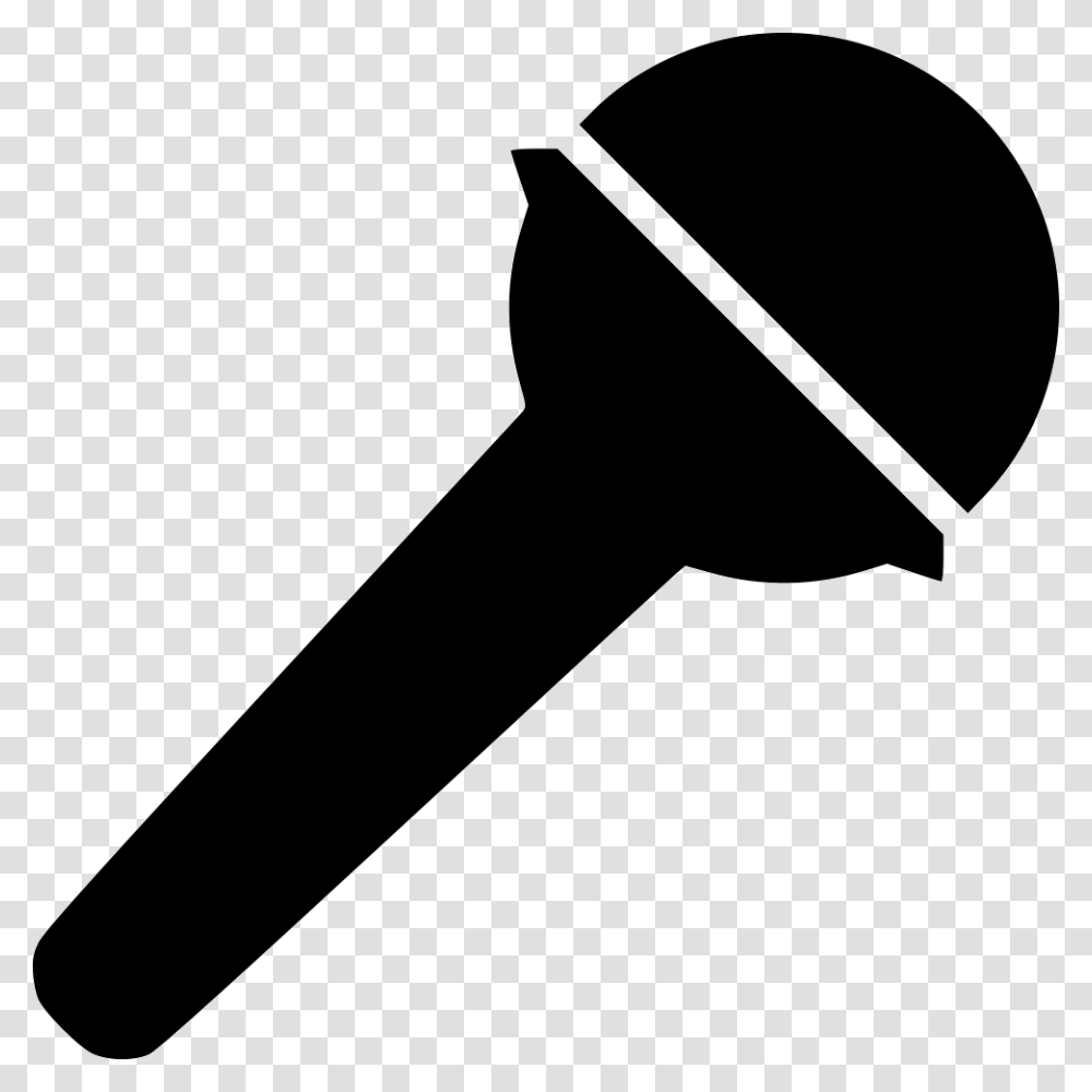 Mike Microphone Sing Karaoke Audio Icon Free Download, Hammer, Tool, Axe, Silhouette Transparent Png